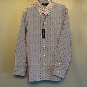 NWT Ralph Lauren Striped Skull-and-Bones Men’s Shirt